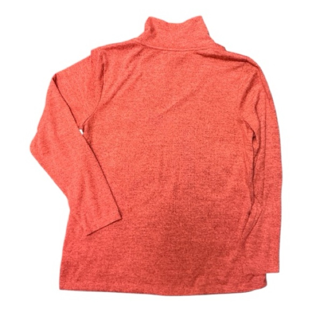 d&co - EC - Chic Coral Buttoned Cowl Neck Sweater - Picture 3 of 3